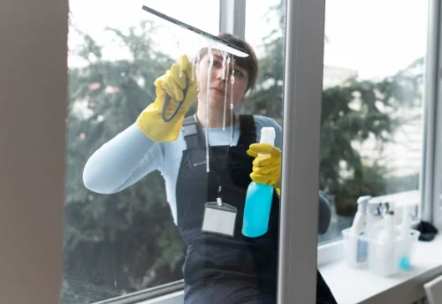 Nettoyage de vitres intérieures et extérieures à Clairfontaine